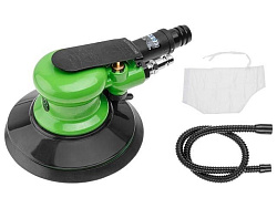 Пневмошлифмашина эксцентриковая ECO ASP12-150V (150 мм / 6", Эксцентр.: 5 мм, 10 000 об/мин, 180 л/мин, вакуум.пылеотвод)