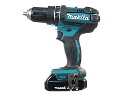 Аккум. ударная дрель-шуруповерт MAKITA LXT DHP 482 SYE в чем. (18.0 В, 2 акк., 1.5 А/ч Li-Ion, 2 скор., 62 Нм, шурупы до 13 мм, сверление в металле до 13 мм)