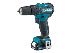 Аккум. ударная дрель-шуруповерт MAKITA HP 332 DWME в чем. (10.8 В, 2 акк., 4.0 А/ч Li-Ion, 2 скор., 35 Нм, шурупы до 8 мм, сверление в металле до 10 мм)