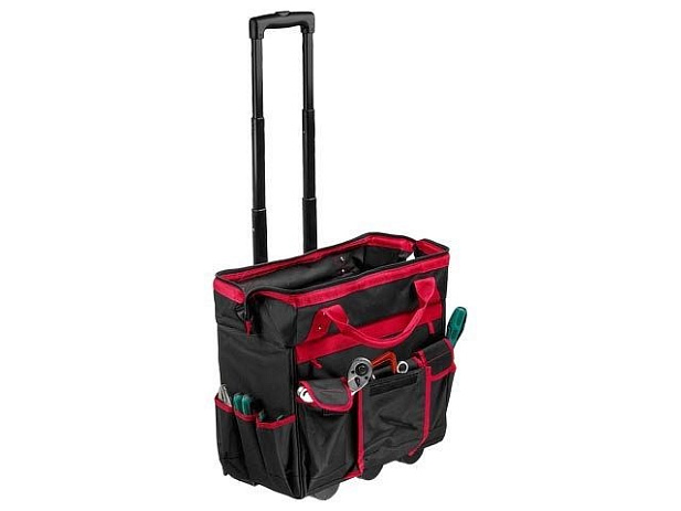Сумка для инструмента WORTEX WB 3050 нейлон, 455x310х415 мм, вес до 30 кг (Общее кол-во отсеков: 14)