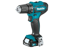 Аккум. дрель-шуруповерт MAKITA CXT DF 333 DWYE в чем. (12.0 В, 2 акк., 1.5 А/ч Li-Ion, 2 скор., 30 Нм, шурупы до 8 мм)