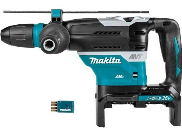Аккум. перфоратор MAKITA LXT DHR 400 ZKU в чем. (18+18 В, БЕЗ АККУМУЛЯТОРА, 8.0 Дж, вес 7.6 кг, беспроводное управление пылесосом)