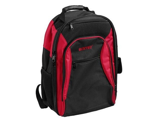 Рюкзак для инструмента WORTEX SB 5040 500x400x180, нейлон (4 больших отсека, 12 карманов, 19 отсеков для мелкого инструмента)