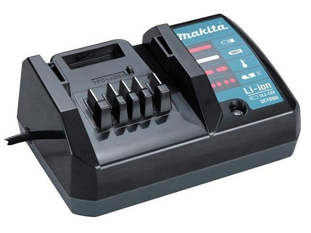 Зарядное устройство MAKITA DC 18 WA (Зарядное устойство для аккумуляторов G - серии. Для зарядки аккумуляторов серии G BL1413G и BL1813G.)