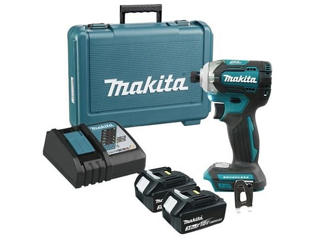Аккум. шуруповерт MAKITA LXT DTD 170 RFE в чем. (18.0 В, 2 акк., 3.0 А/ч Li-Ion, 4 скор., 170 Нм, шурупы до 13 мм)