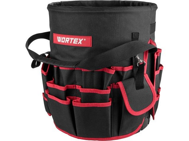 Сумка для инструмента WORTEX WB 3037 оксфорд, 370x300х300 мм, вес до 25 кг (58 отсеков хранения)